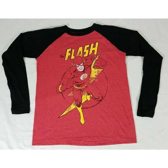 DC Comics The Flash Long Sleeve Shirt Womens XL - Picture 2 of 5